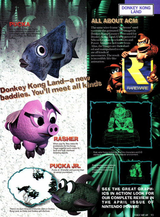 Donkey Kong Land Preview – Nintendo Power #69 (Page 6)