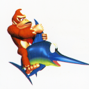 DK riding Enguarde