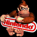 DK with Nintendo logo