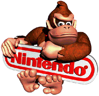 DK with Nintendo logo