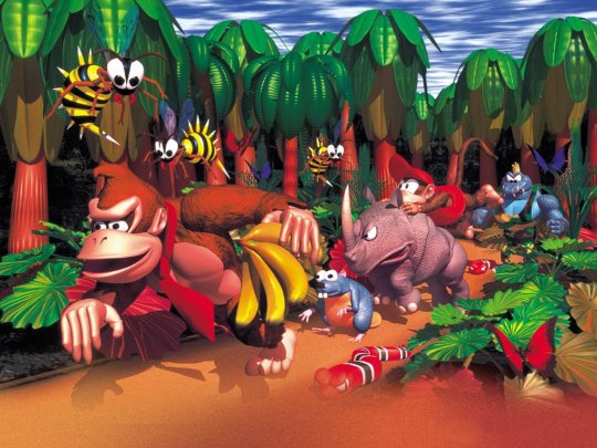 DKC jungle box art scene – edited