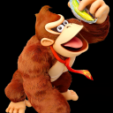 Donkey Kong with frozen banana