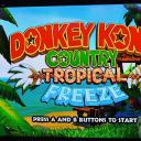Tropical Freeze title screen (booth photo)