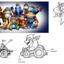 Donkey Kong Racing concept art